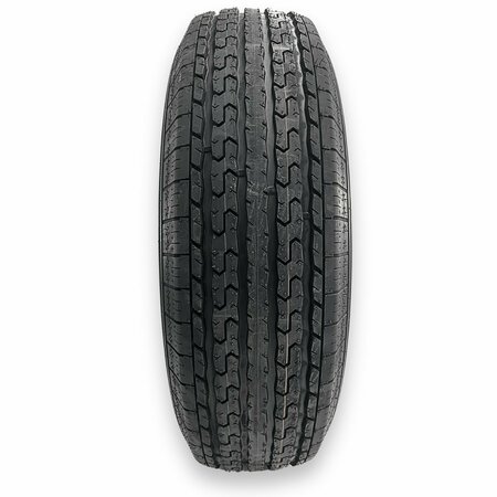 Rubbermaster - Steel Master Rubbermaster ST235/80R16 12 Ply Highway Rib Tire and 8 on 6.5 Modular Wheel Assembly 599362